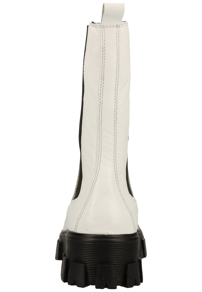 ILC Stiefel Leder/Textil Weiß