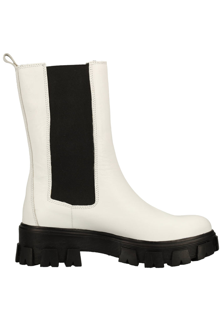 ILC Stiefel Leder/Textil Weiß