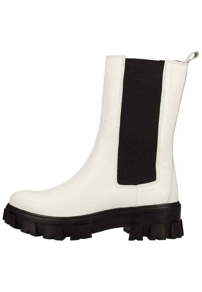 ILC Stiefel Leder/Textil Weiß