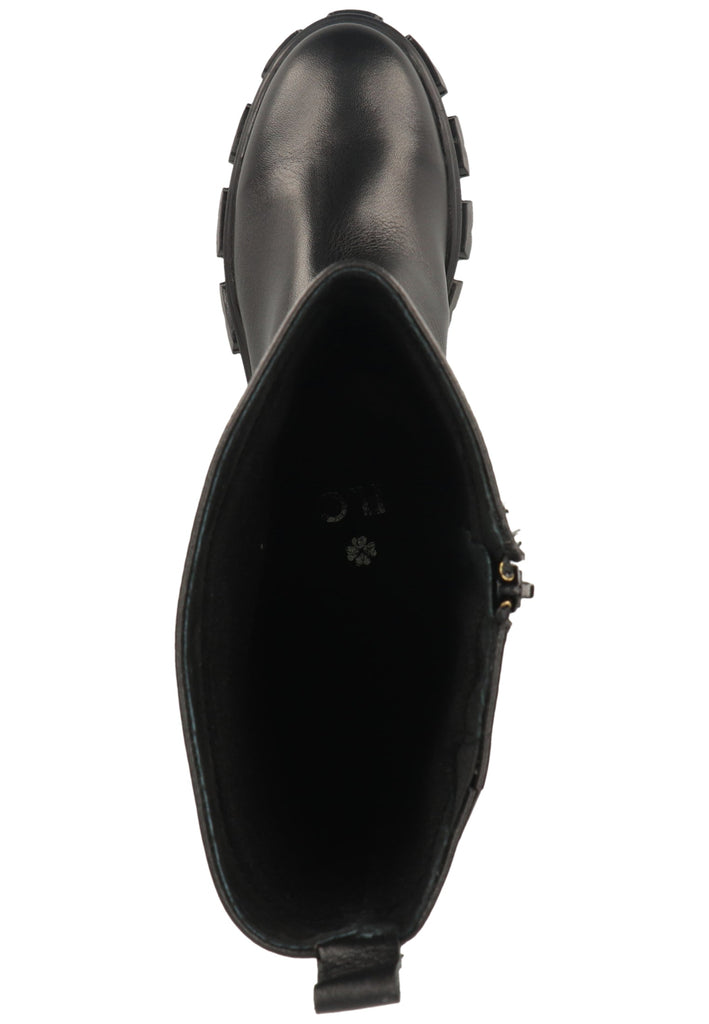 ILC Stiefel Nappaleder Schwarz