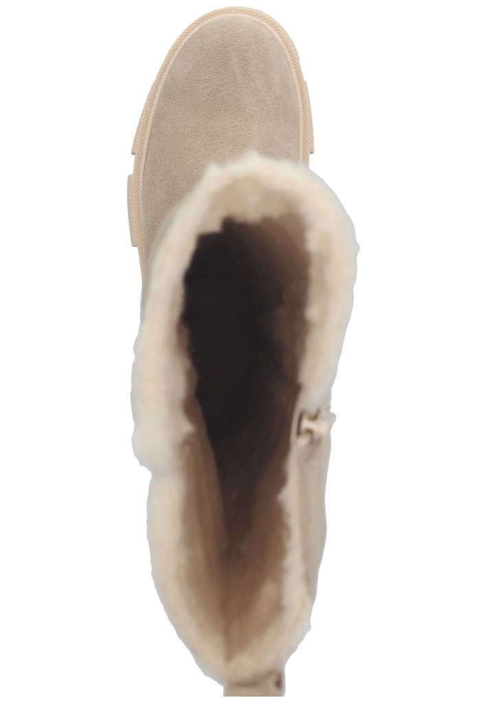 ILC Stiefel Veloursleder Taupe Warmfutter
