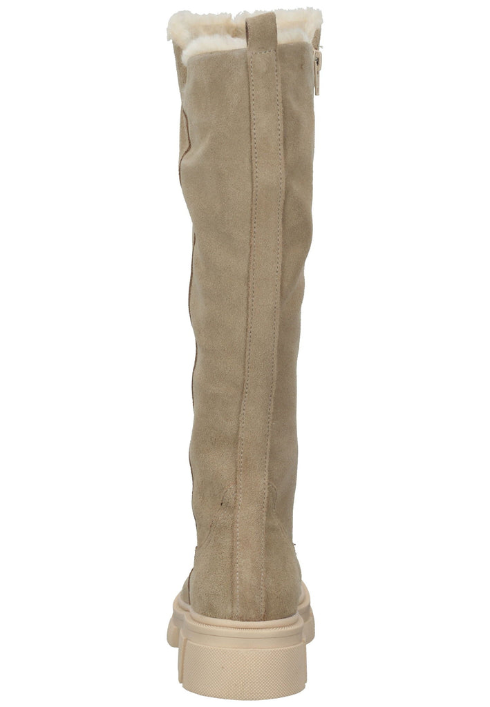 ILC Stiefel Veloursleder Taupe Warmfutter