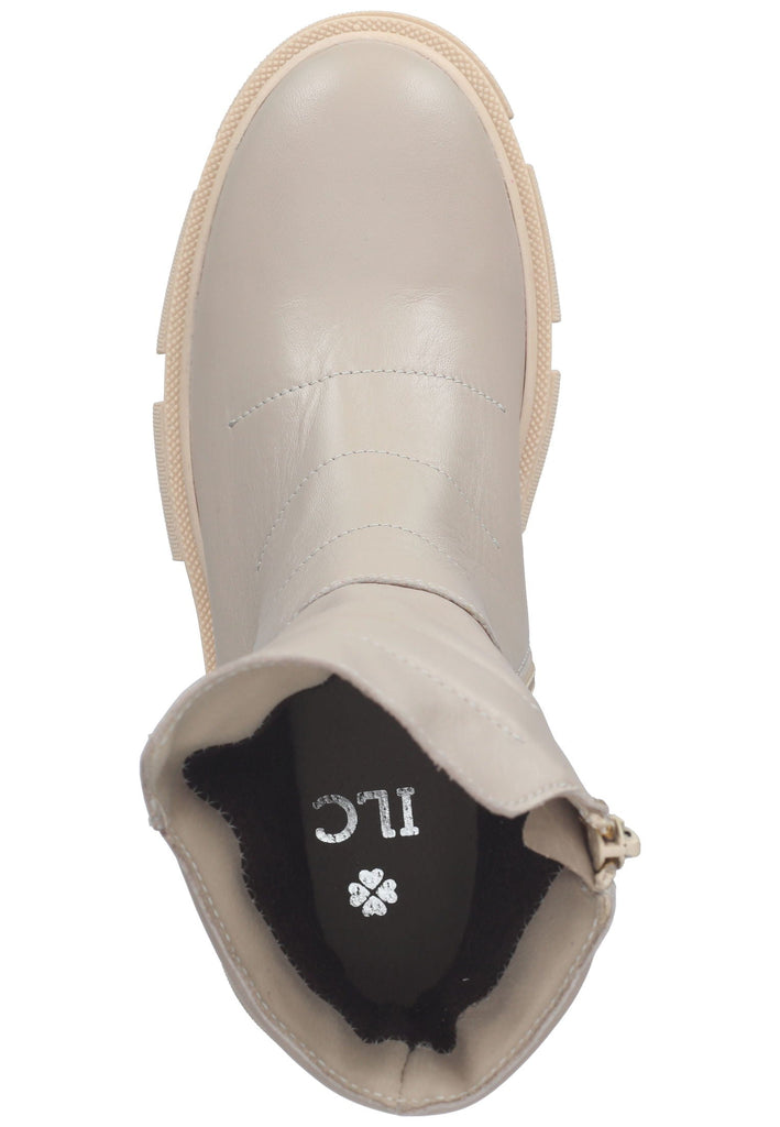 ILC Stiefelette Leder Beige