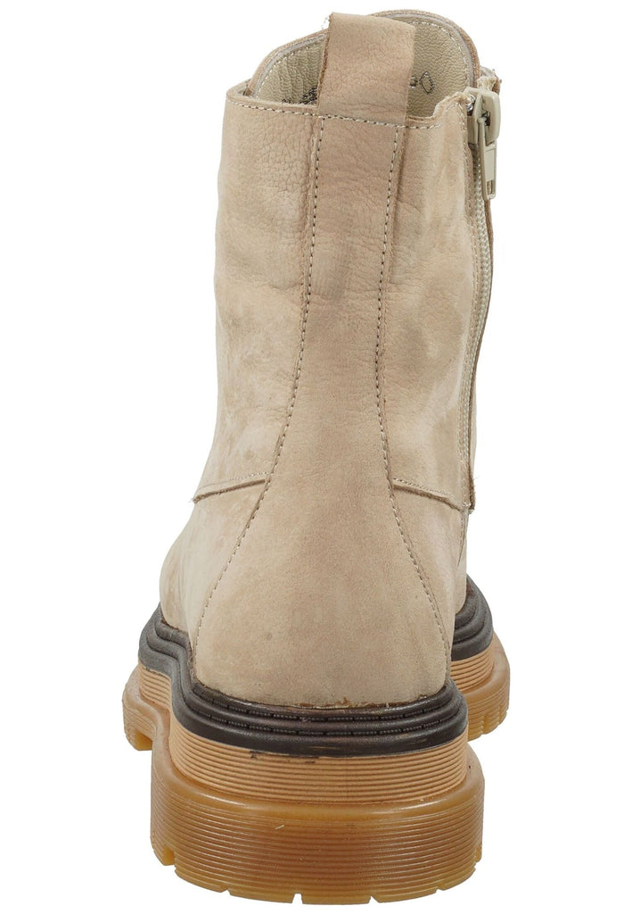 ILC Stiefelette Leder Beige Warmfutter