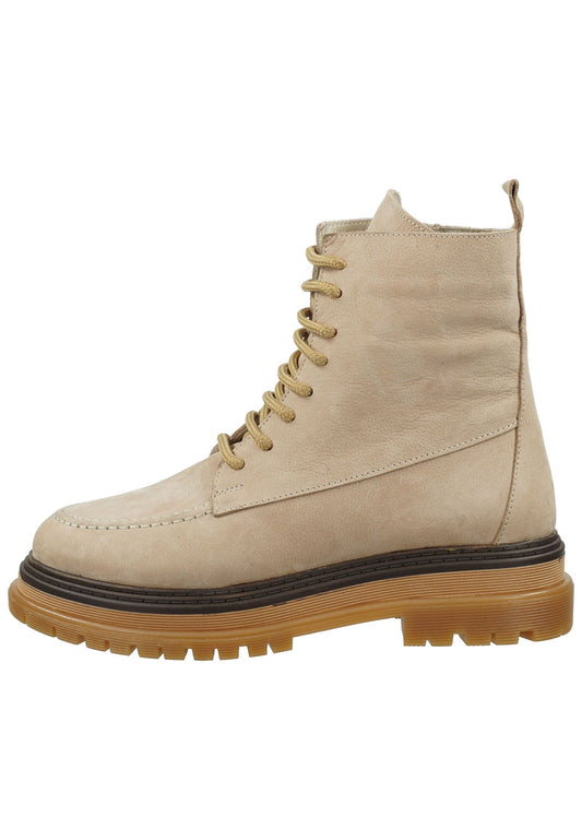 ILC Stiefelette Leder Beige Warmfutter