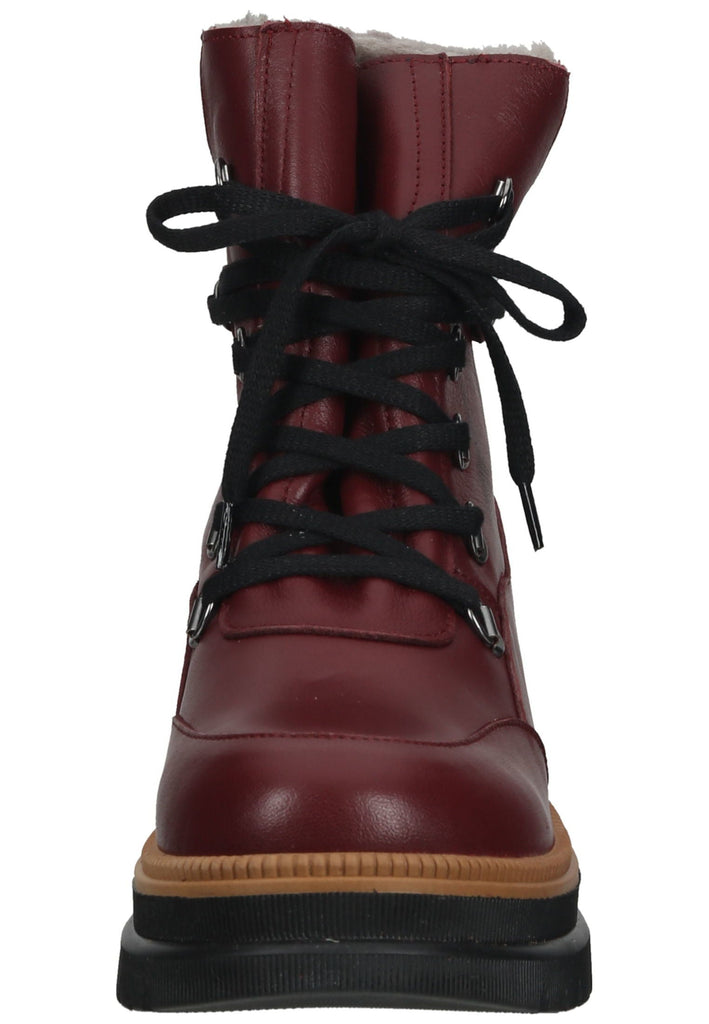 ILC Stiefelette Leder Bordeaux Warmfutter