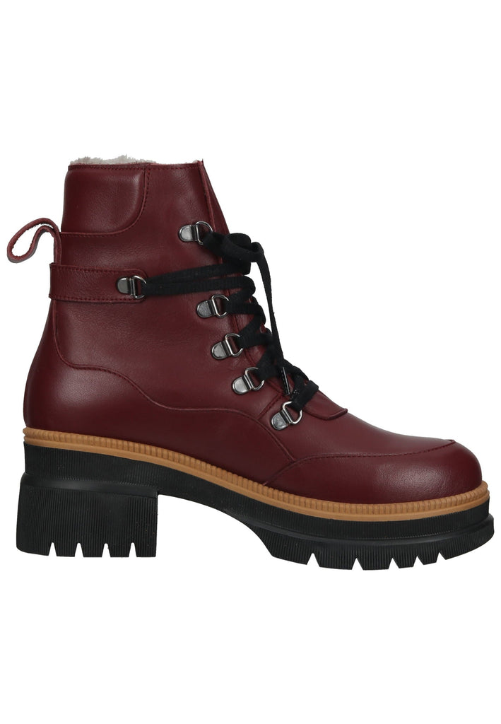 ILC Stiefelette Leder Bordeaux Warmfutter
