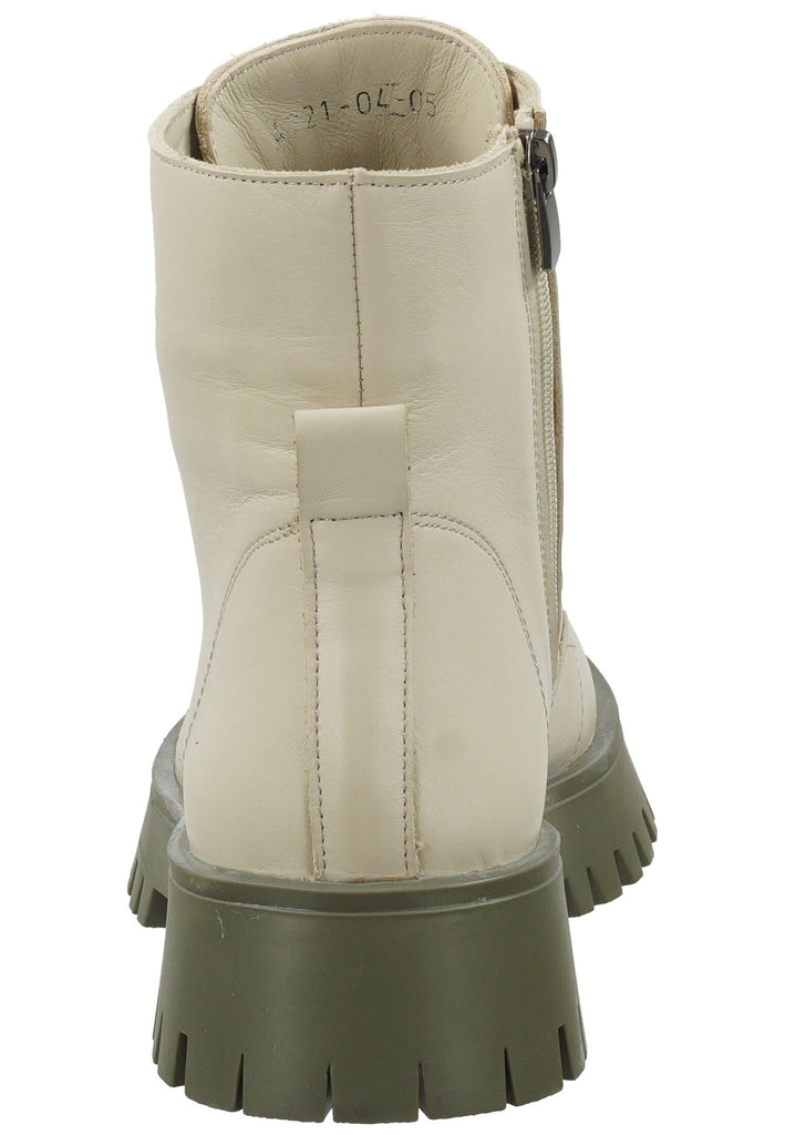 ILC Stiefelette Leder Cream Warmfutter