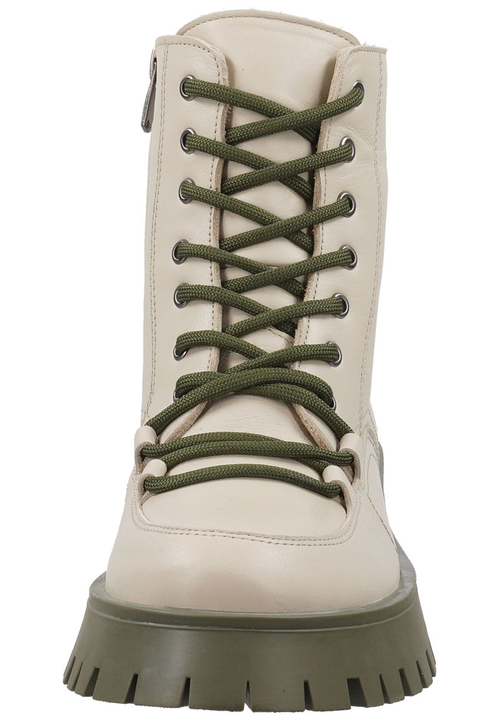 ILC Stiefelette Leder Cream Warmfutter