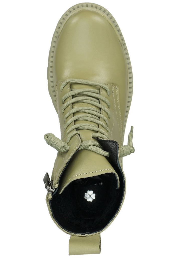 ILC Stiefelette Leder Hellgrün Warmfutter