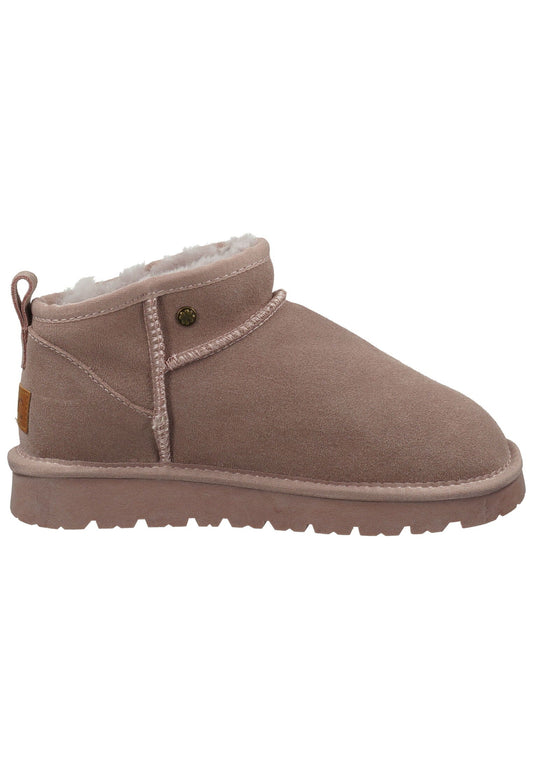 ILC Stiefelette Leder Lilac Warmfutter