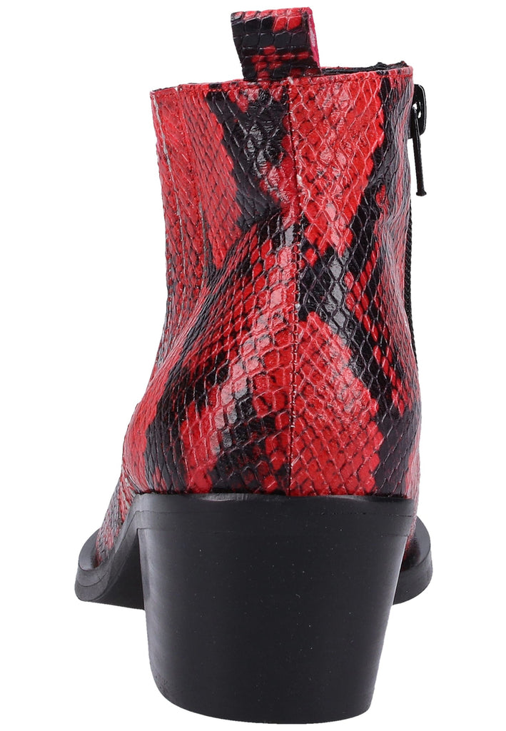 ILC Stiefelette Leder Rot