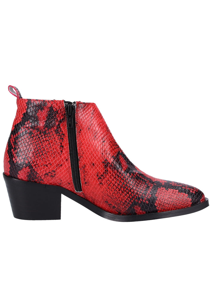 ILC Stiefelette Leder Rot