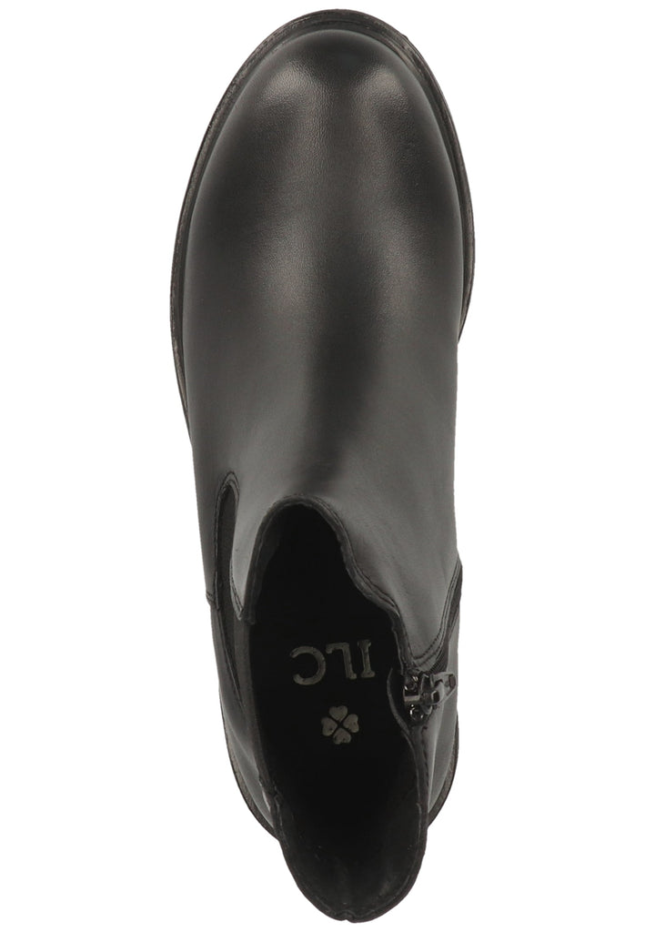 ILC Stiefelette Leder Schwarz