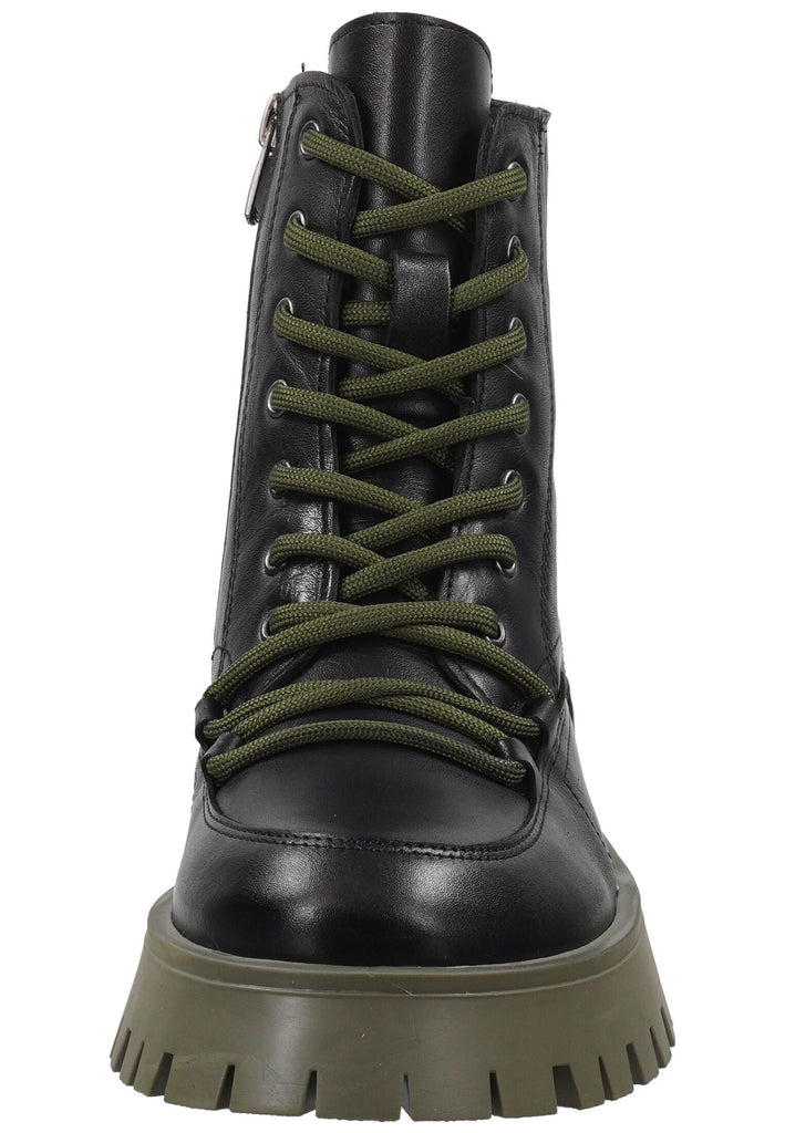 ILC Stiefelette Leder Schwarz Warmfutter