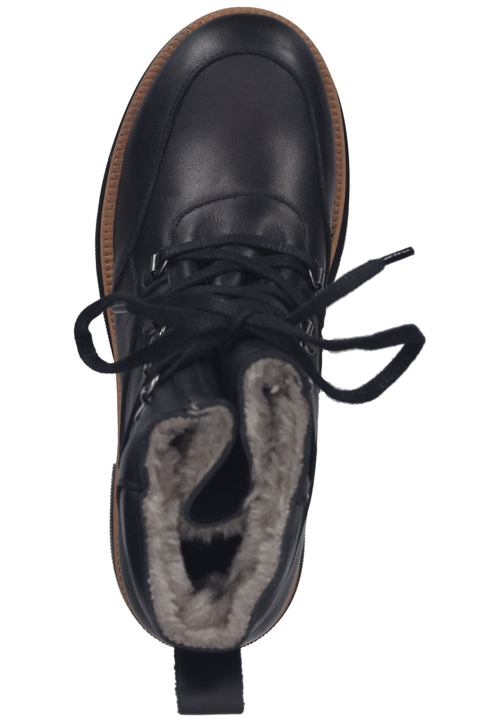 ILC Stiefelette Leder Schwarz Warmfutter