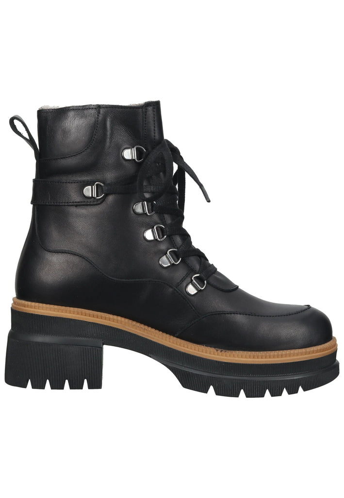 ILC Stiefelette Leder Schwarz Warmfutter