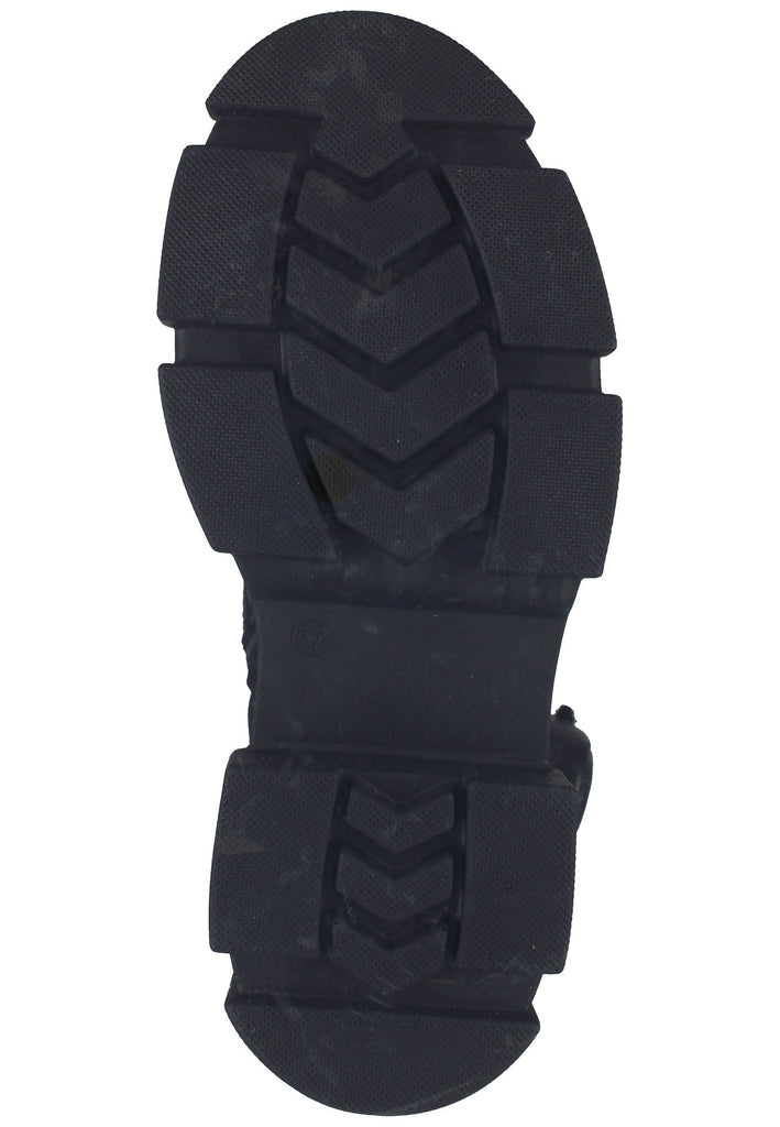 ILC Stiefelette Leder/Textil Schwarz