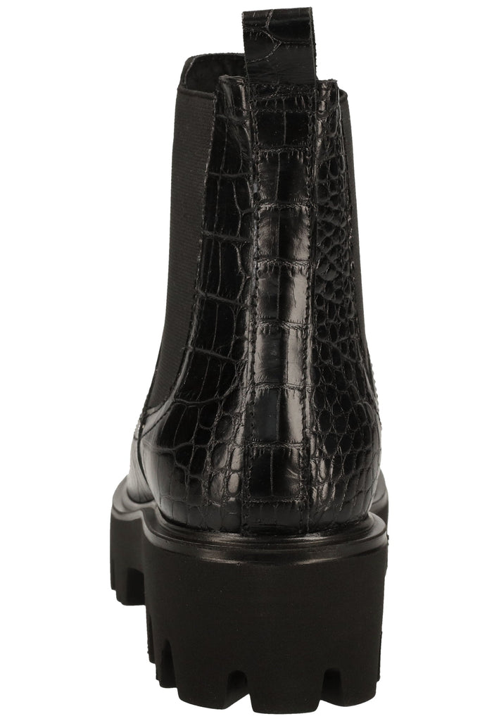 ILC Stiefelette Leder/Textil Schwarz