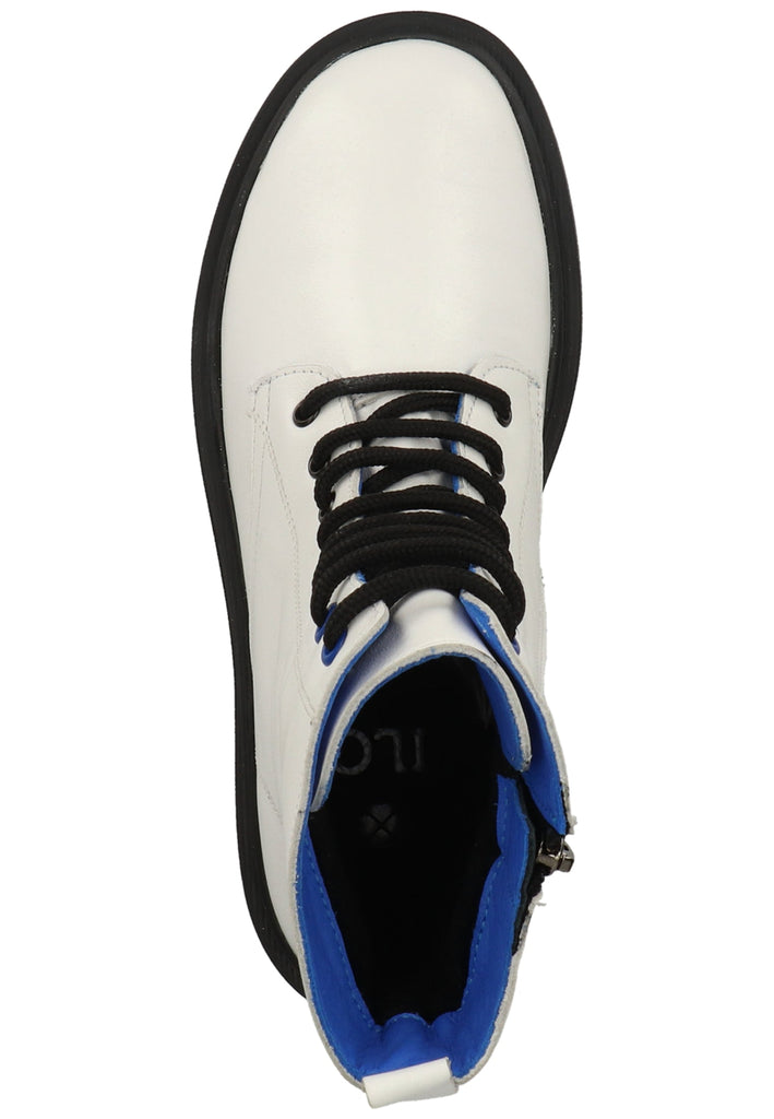 ILC Stiefelette Leder Weiß