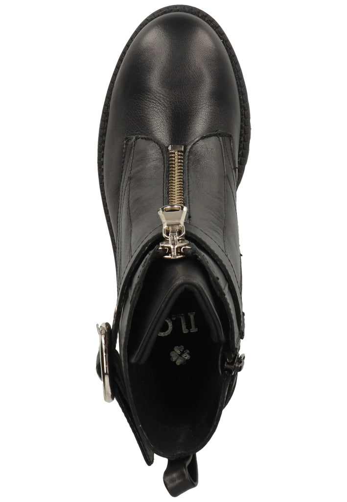 ILC Stiefelette Nappaleder Schwarz