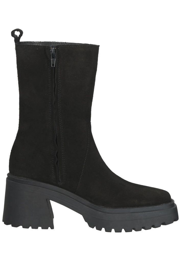 ILC Stiefelette Veloursleder Schwarz
