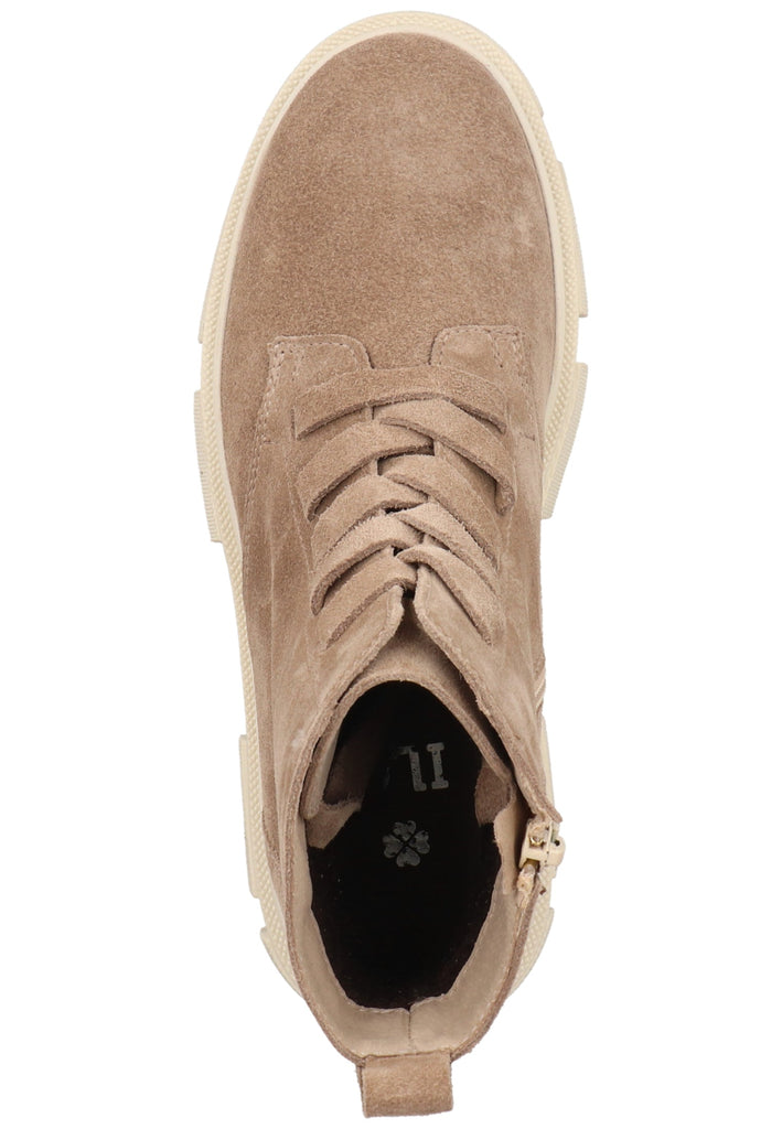 ILC Stiefelette Veloursleder Taupe
