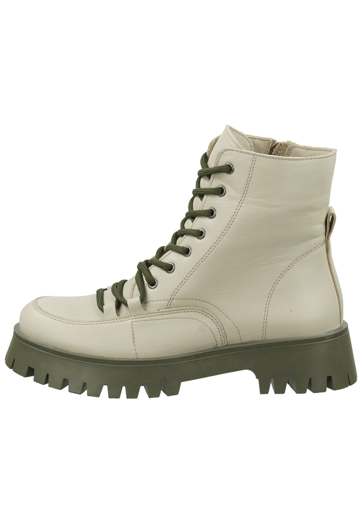 Stiefeletten ILC Stiefelette Leder Cream Warmfutter
