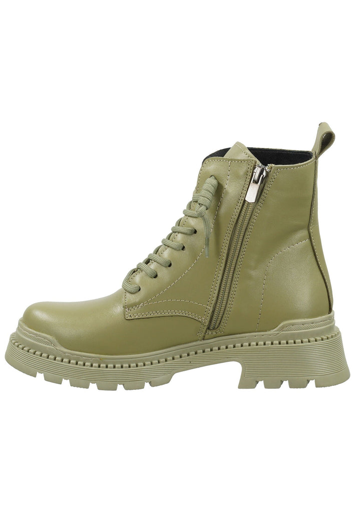 Stiefeletten ILC Stiefelette Leder Hellgrün Warmfutter