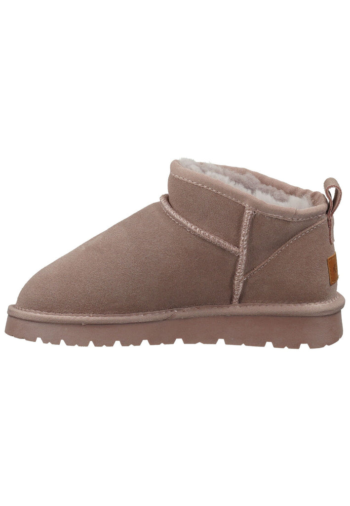 Stiefeletten ILC Stiefelette Leder Lilac Warmfutter