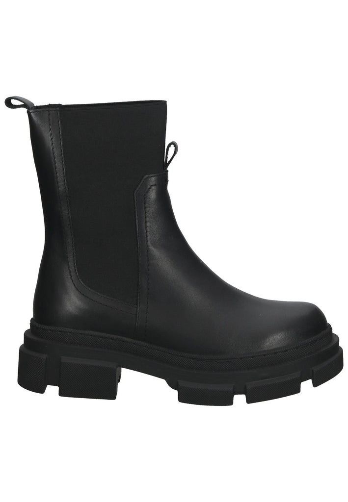 Stiefeletten ILC Stiefelette Leder/Textil Schwarz