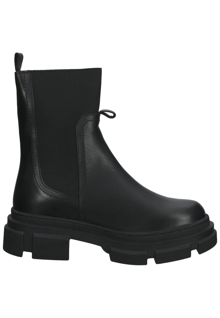 Stiefeletten ILC Stiefelette Leder/Textil Schwarz