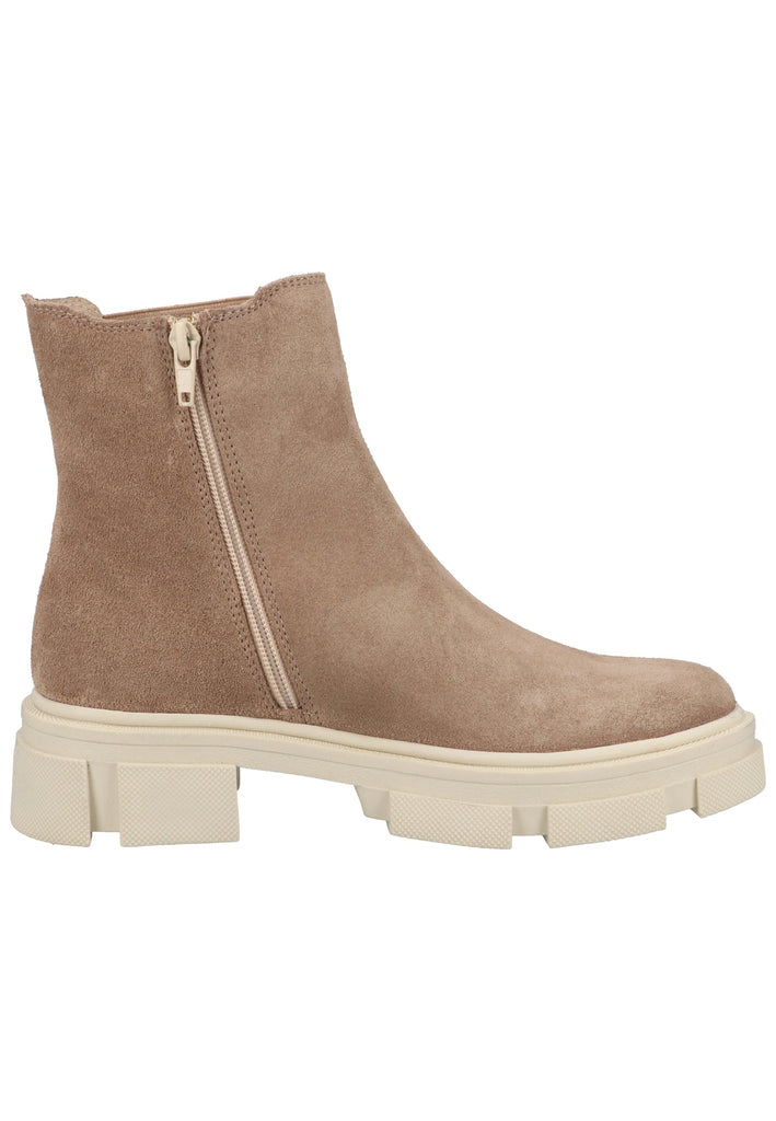 Stiefeletten ILC Stiefelette Veloursleder/Textil Taupe
