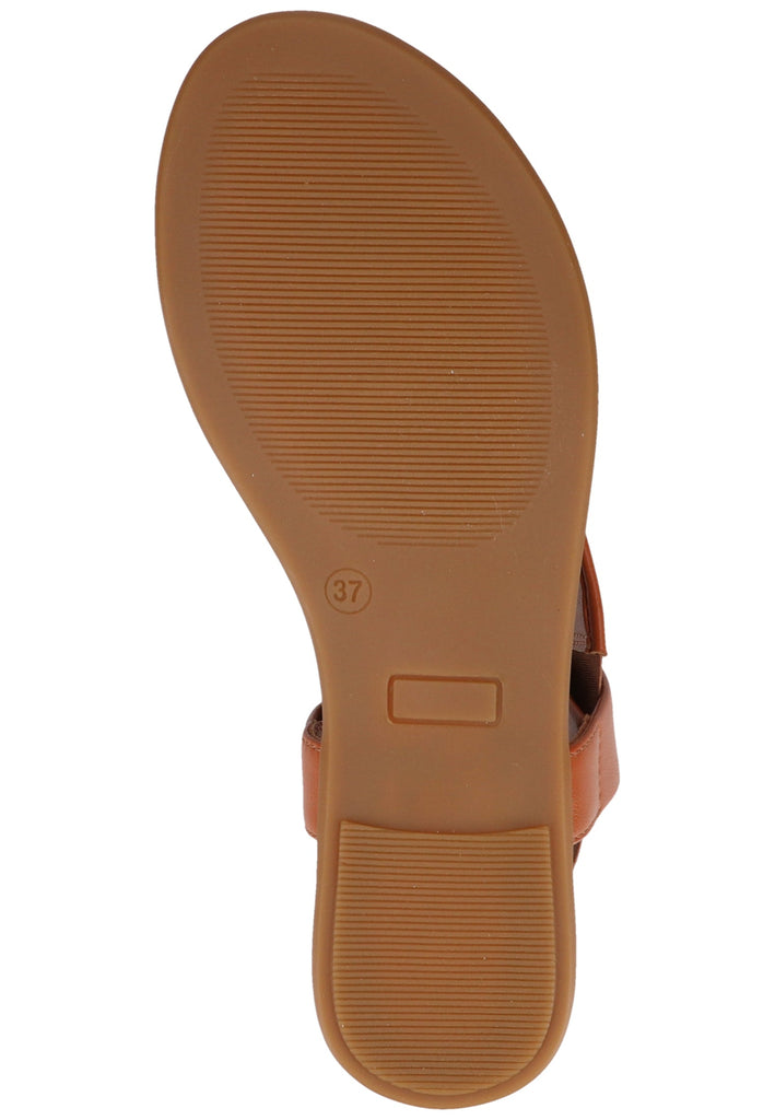ILC Zehensteg Leder/Textil Cognac
