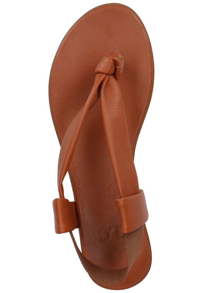 ILC Zehensteg Leder/Textil Cognac