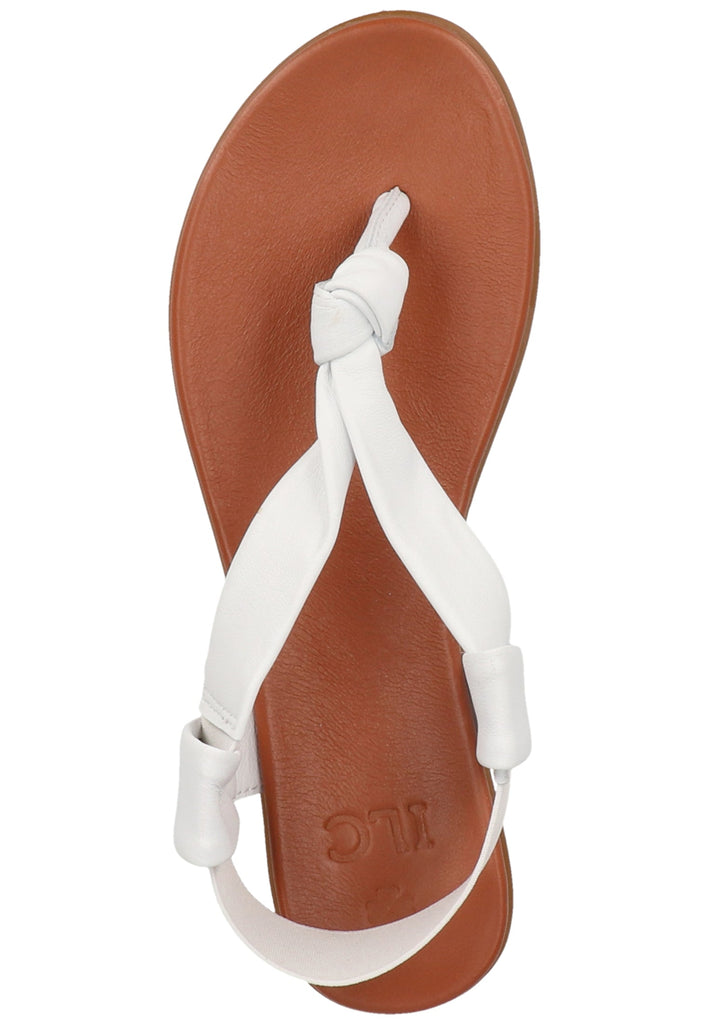 ILC Zehensteg Leder/Textil Weiß