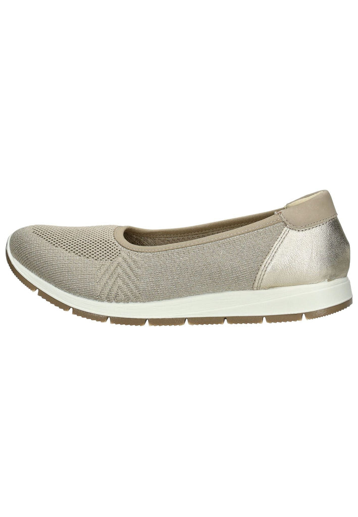 Ballerinas IMAC Ballerinas Lederimitat/Textil Beige/Gold