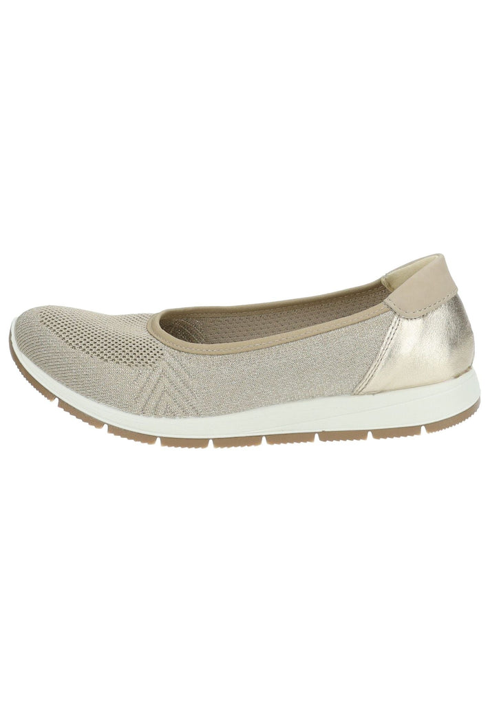 IMAC Ballerinas Lederimitat/Mesh Taupe