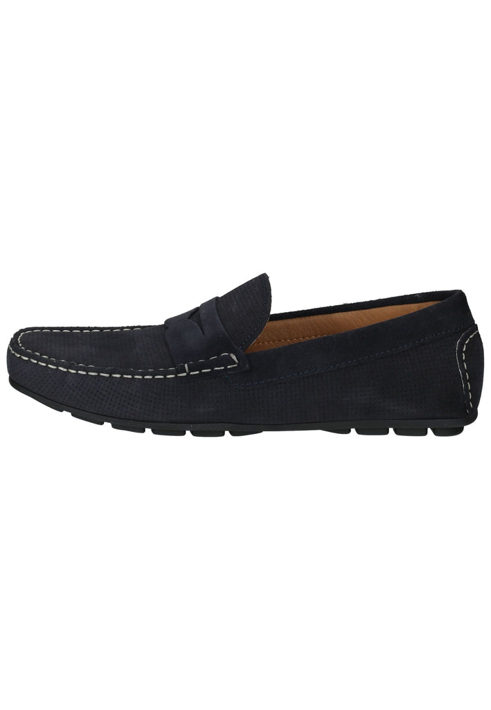 Halbschuhe IMAC Mokassin Veloursleder Dunkelblau