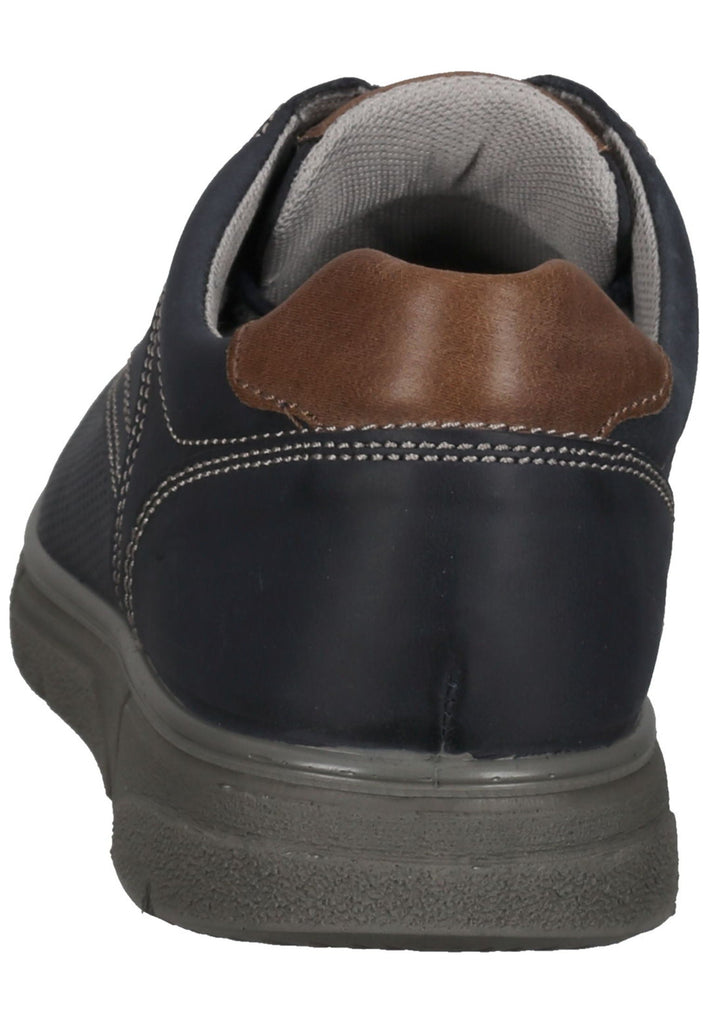 IMAC Halbschuhe Leder Blau/Braun