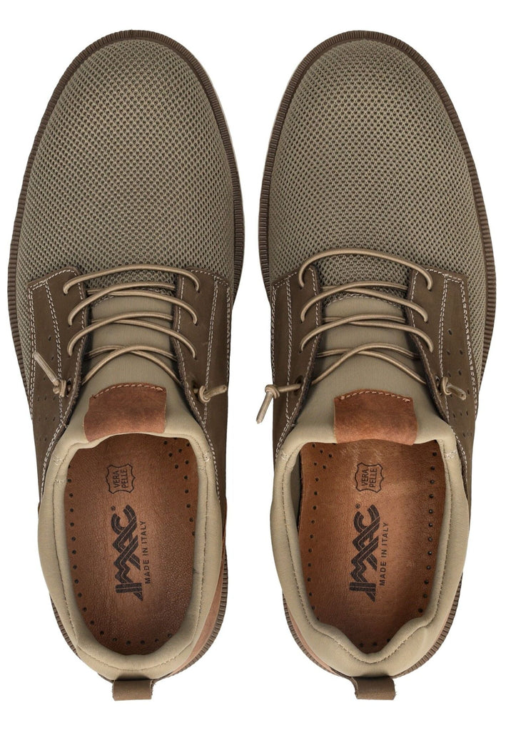 IMAC Halbschuhe Leder/Textil Beige/Braun