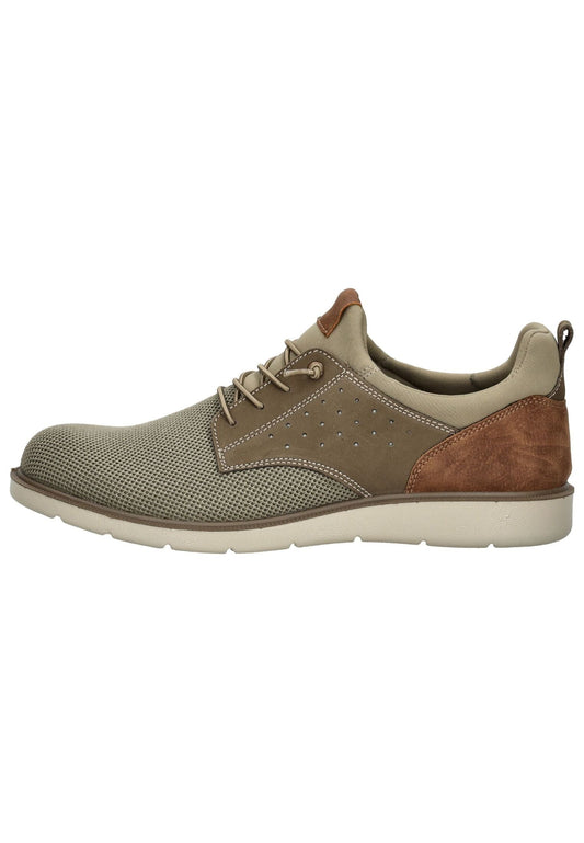 IMAC Halbschuhe Leder/Textil Beige/Braun