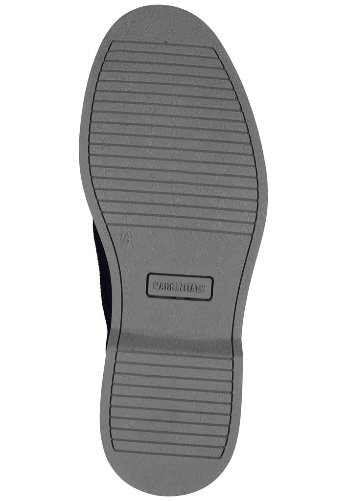 IMAC Halbschuhe Leder/Textil Blau/Braun