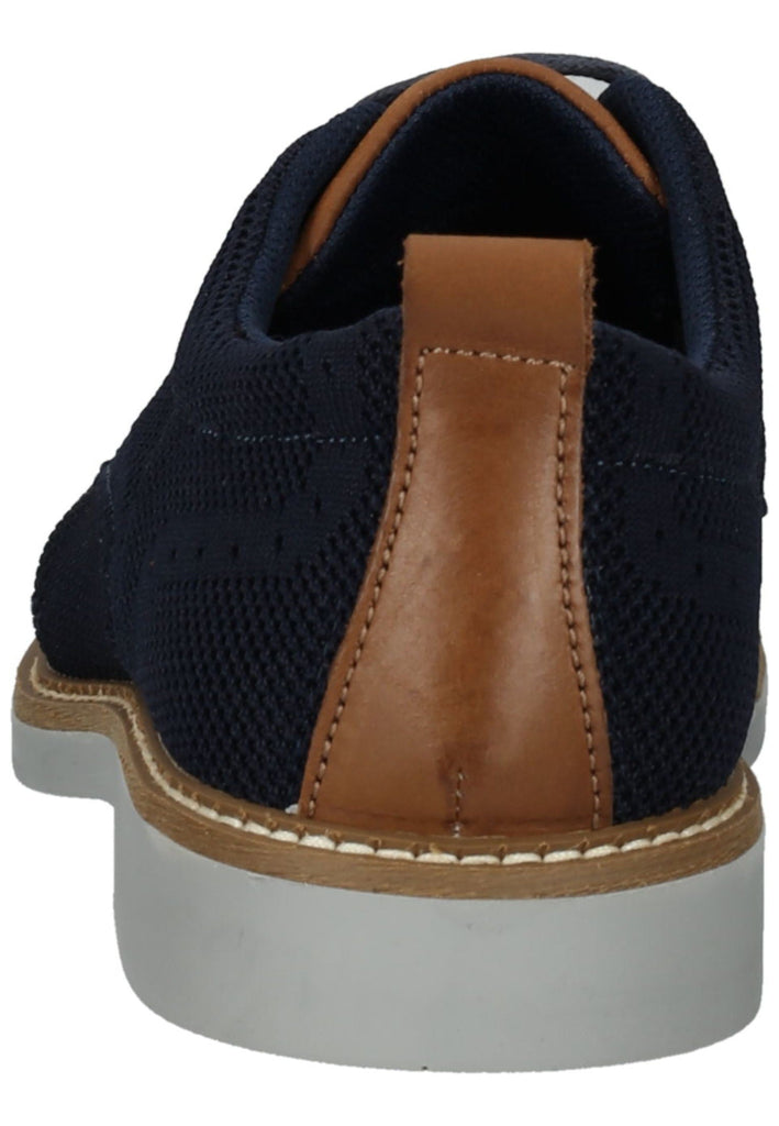 IMAC Halbschuhe Leder/Textil Blau/Braun