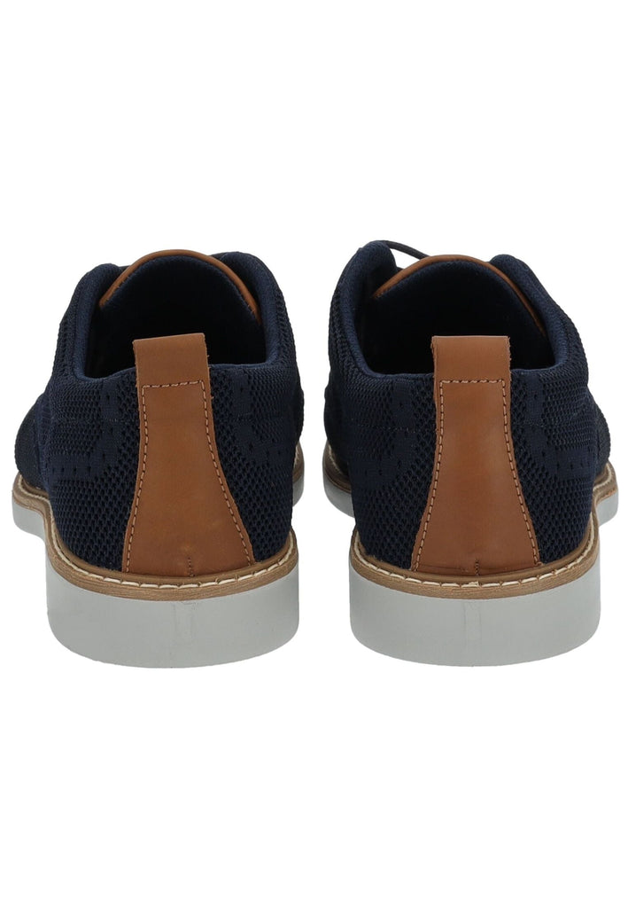 IMAC Halbschuhe Lederimitat Blau/Braun