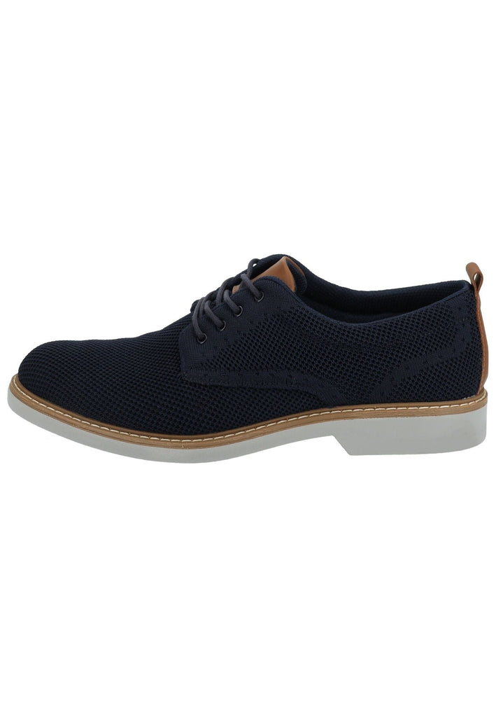 IMAC Halbschuhe Lederimitat Blau/Braun