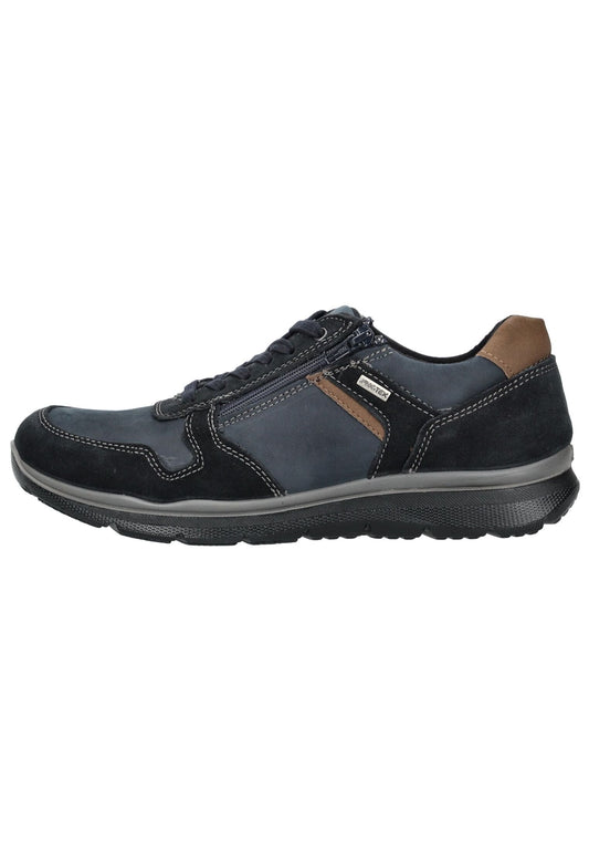 IMAC Halbschuhe Nubukleder Dunkelblau