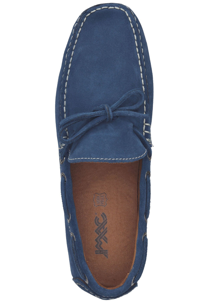 IMAC Halbschuhe Veloursleder Hellblau