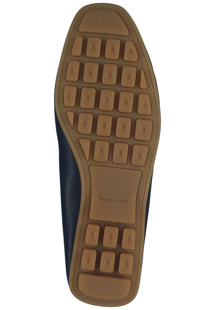 IMAC Mokassin Leder Blau/Beige