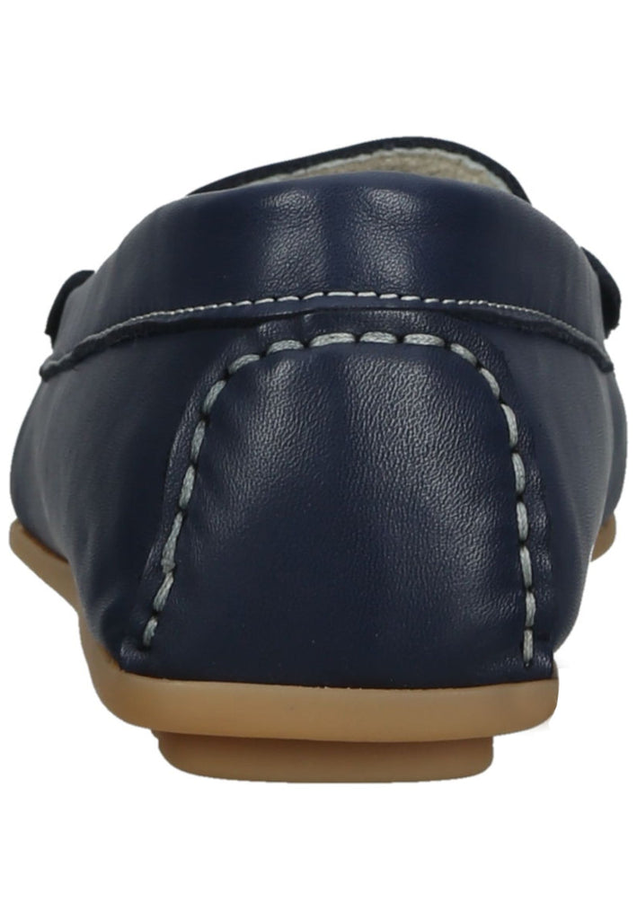 IMAC Mokassin Leder Blau/Beige